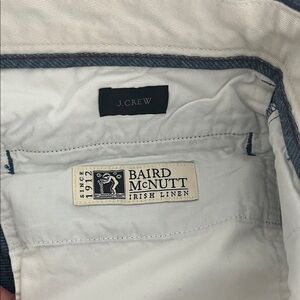 J. Crew Linen Blend Pants with Baird McNutt Label